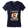 caregiver witch Women's V-Neck T-Shirt