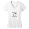 Paint Somerhing it Might Be Wordless Women's V-Neck T-Shirt
