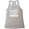 wooden spoon survivor Racerback Tank