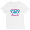 I Love Someone with Thyroid Cancer to The Moon and Back to Infinity V-Neck Tee