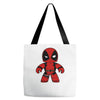 deadpool robot Tote Bags
