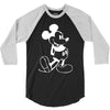 mouse screen print 3/4 Sleeve Shirt