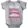 They Call Me Gran Partner In Crime Funny Baby Onesie