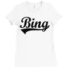 bing Ladies Fitted T-Shirt