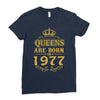 queens are born in 1977 Ladies Fitted T-Shirt