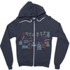 an exhaustive guide to cuts of meat Zipper Hoodie