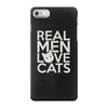 real men love cats iPhone 7 Case