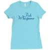 fish whisperer funny Ladies Fitted T-Shirt