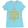 kings are born in 1966 Ladies Fitted T-Shirt