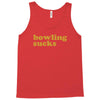 bowling sucks bowl team league club funny geek nerd sport pin tee shir Tank Top