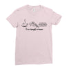 i'm a simple woman Ladies Fitted T-Shirt