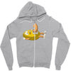 peanut inside Zipper Hoodie