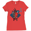 red xiii Ladies Fitted T-Shirt