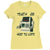 teach me how to love Ladies Fitted T-Shirt