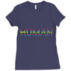 human Ladies Fitted T-Shirt