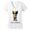 i don't do mornings Women's V-Neck T-Shirt