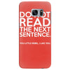 do not read the next sentence funny Samsung Galaxy S7 Edge