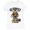 40 aaaounces Ladies Fitted T-Shirt