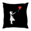 banksy style Throw Pillow