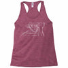Luffy white design Racerback Tank