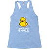 i don't give a duck Racerback Tank
