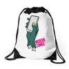 modern zombie Drawstring Bags