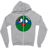 who watches the pizza Zipper Hoodie
