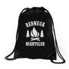 redneck nightclub Drawstring Bags
