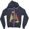 bears on mounths Zipper Hoodie