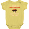 i have so mushroom for you Baby Bodysuit