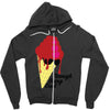 through being cool graphic Zipper Hoodie