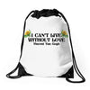 i Can't Live Without Love Vincent Van Gogh Drawstring Bags