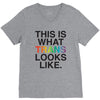 This Is What Trans Looks Like V-Neck Tee