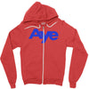 vote aye for scotland scottish yes independence Zipper Hoodie