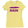 rain Ladies Fitted T-Shirt