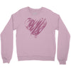 valentines day hearts Crewneck Sweatshirt