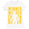 winner winner chicken dinner 3y Ladies Fitted T-Shirt