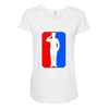 bestaande uit militair Maternity Scoop Neck T-shirt
