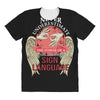 who knows sign language All Over Women's T-shirt