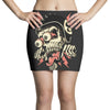 freaky biker Mini Skirts