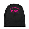 tribut t shirt john mellencamp   kleine rosa h&auml;user Baby Beanies