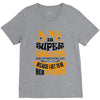 My Wife Is Super Awesome Her Husband V-Neck Tee