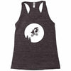 moon alien predator Racerback Tank