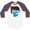 awsome design animation skin 3/4 Sleeve Shirt