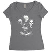 horror icons Women's Triblend Scoop T-shirt