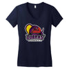 purple champs Women's V-Neck T-Shirt