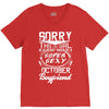 This Girl Is Taken By A Super Sexy October Boyfriend V-Neck Tee