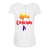 Alpha Omicson Pi Maternity Scoop Neck T-shirt
