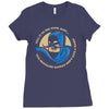 mustache batman Ladies Fitted T-Shirt