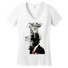 business man Women's V-Neck T-Shirt